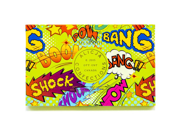 PARTY IN MY MOUTH CHOCOLATE POSTCARD