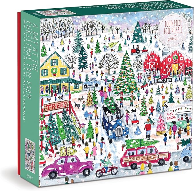 A DAY AT THE CHRISTMAS TREE FARM 1000 PIECE PUZZLE