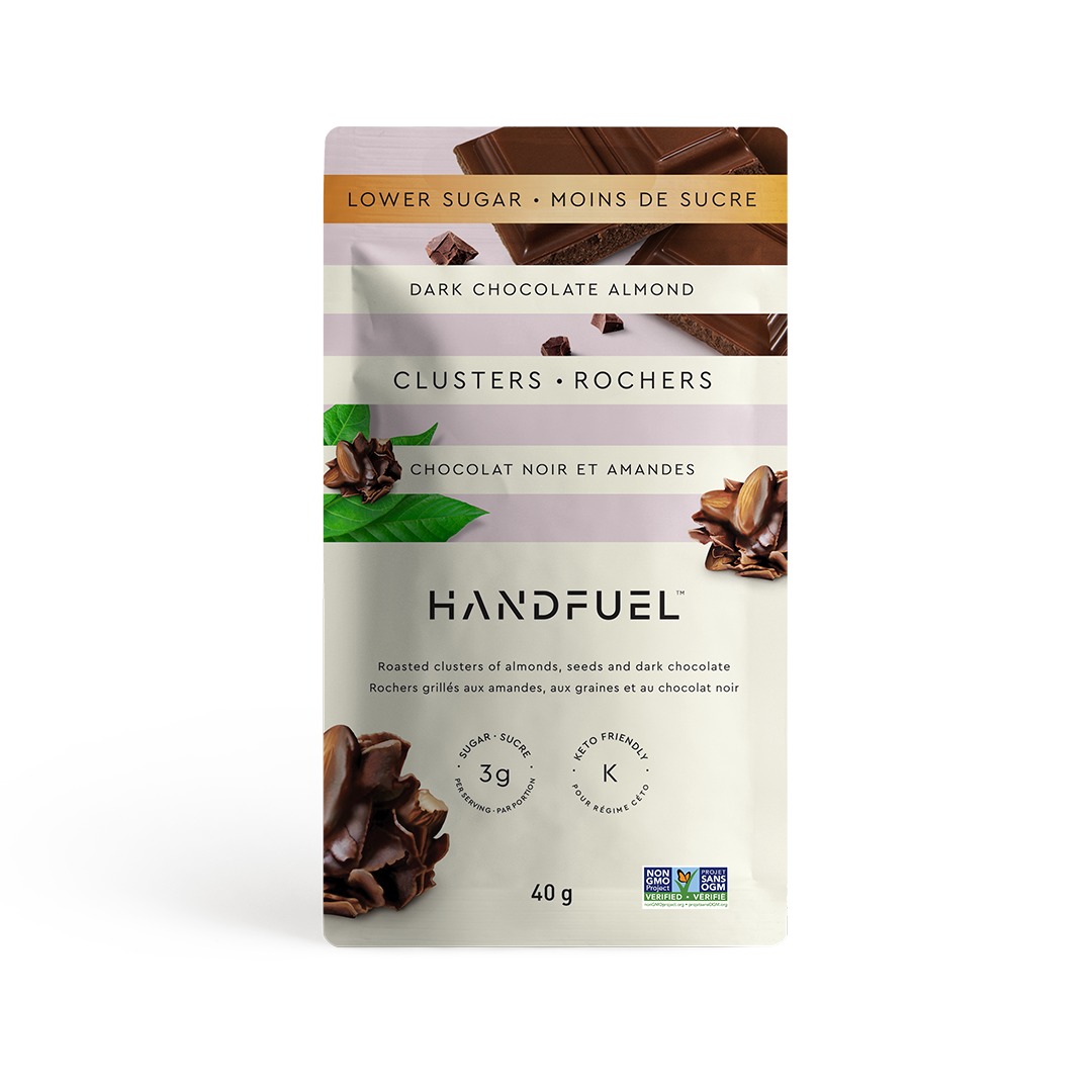 DARK CHOCOLATE ALMOND CLUSTERS