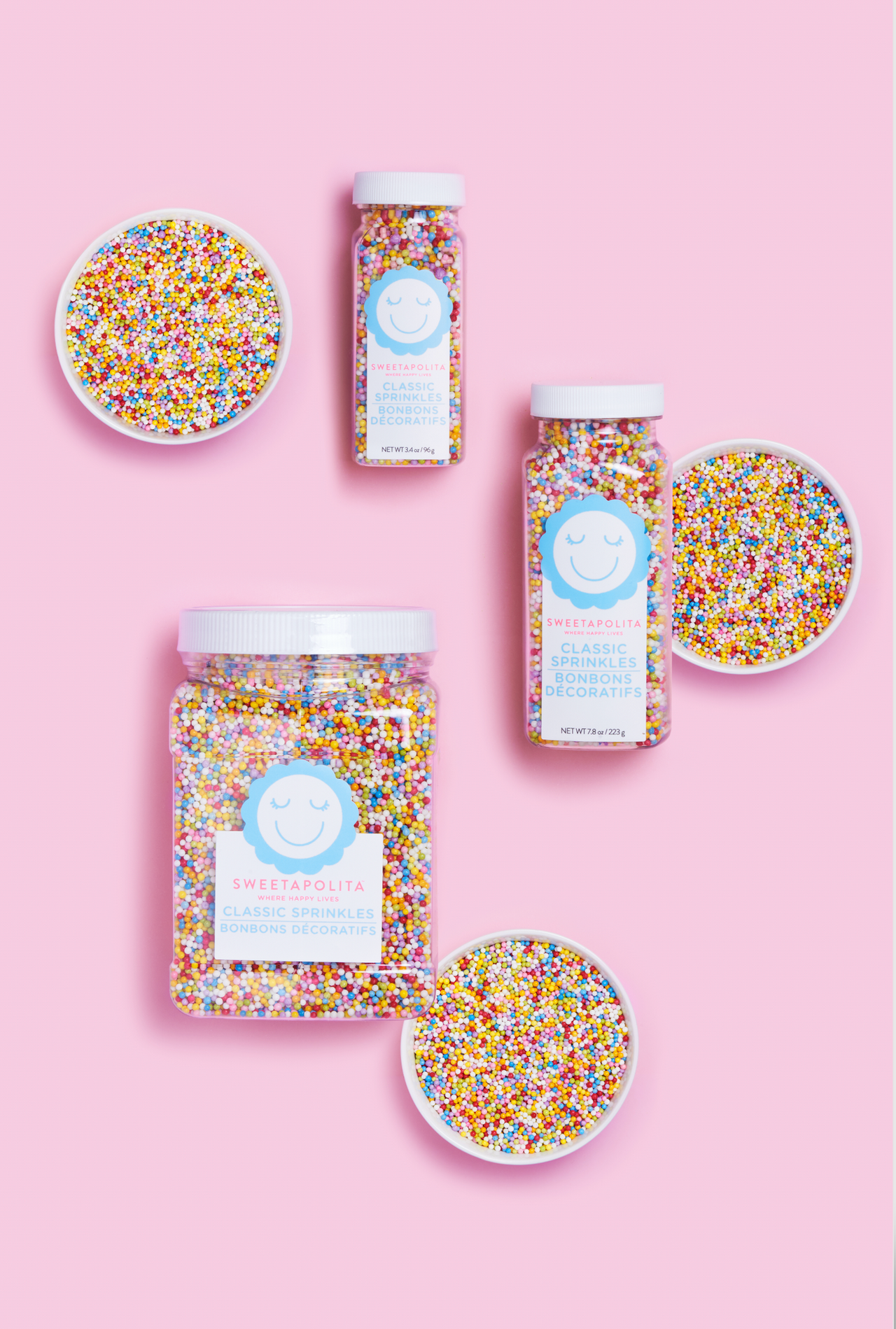 NATURAL NONPAREILS ROUND SPRINKLES