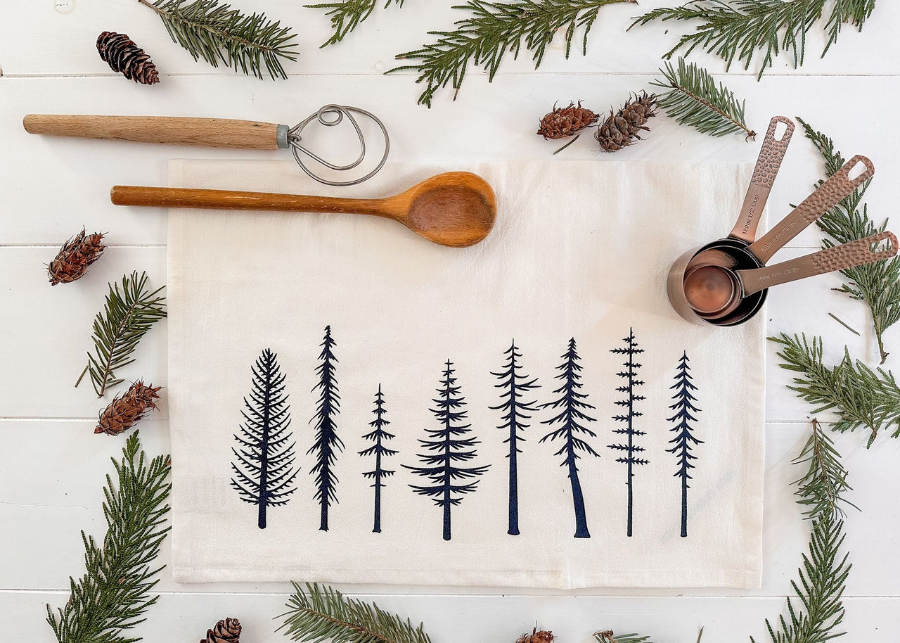 TREES ORGANIC COTTON TEA TOWEL