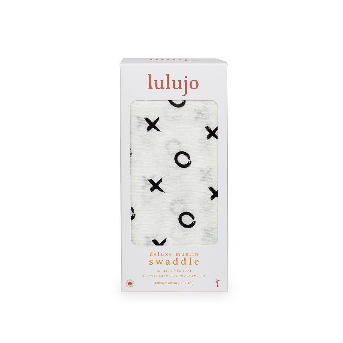 xo muslin swaddle blanket for baby
