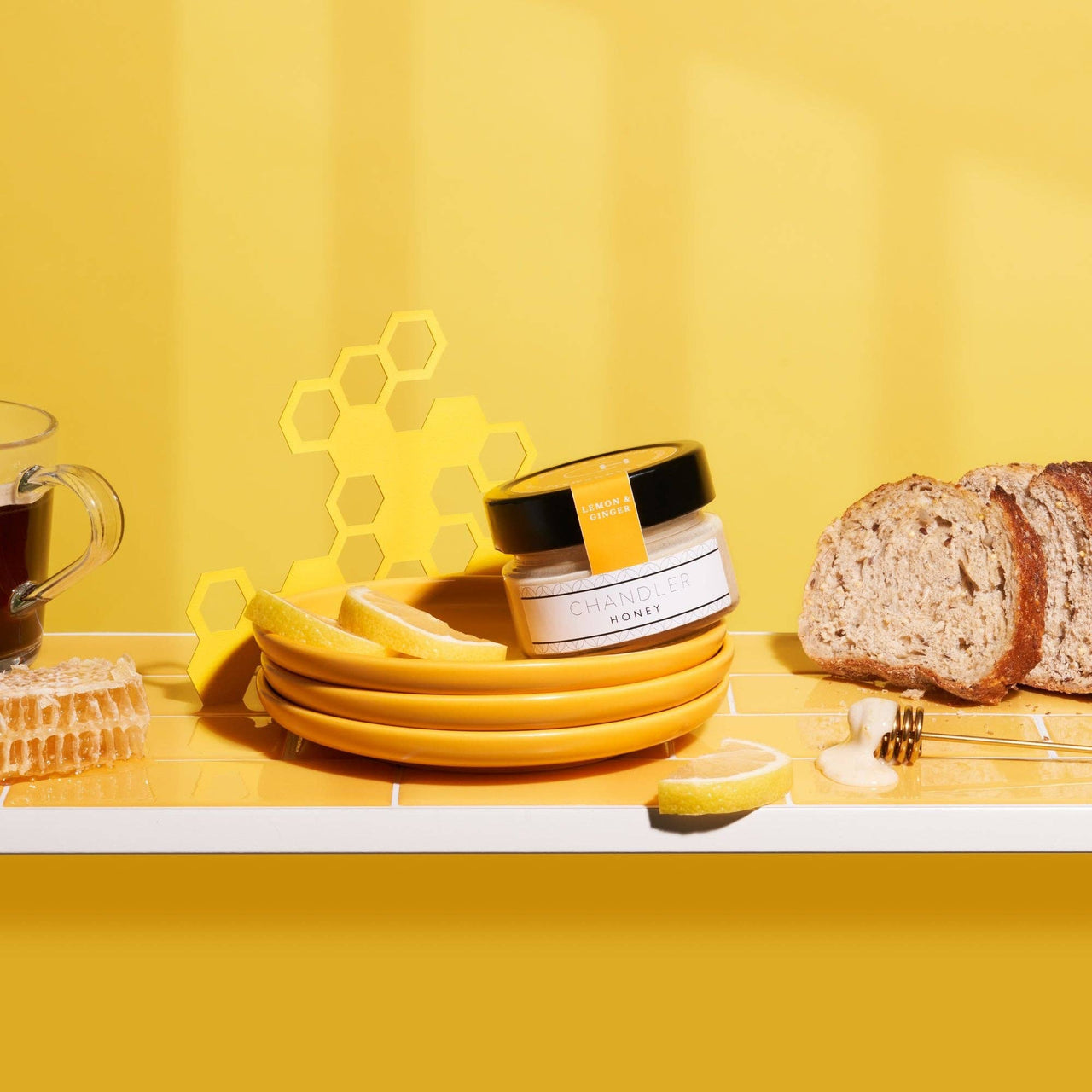 LEMON & GINGER RAW HONEY