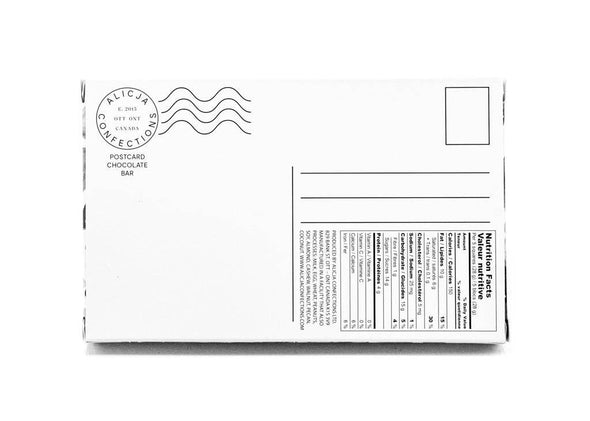 CHOCOLATE CHIP COOKIE CHOCOLATE POSTCARD