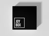 This is a picture of the black JOYBOX packaging